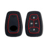 Key Care KLC 08 Silicon Car Key Cover Fit for TATA Altroz,Gravitas, Harrier | Black
