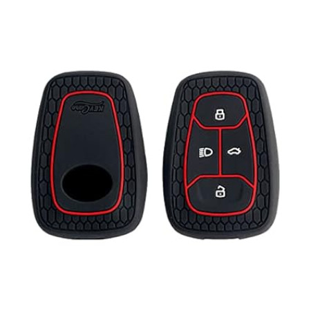 Key Care KLC 08 Silicon Car Key Cover Fit for TATA Altroz,Gravitas, Harrier | Black Key Care KLC 08 Silicon Car Key Cover Fit for TATA Altroz,Gravitas, Harrier | Black