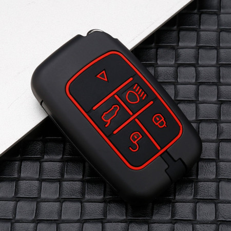 Keycare Premium Metal Alloy Key Case for Land Rover Jaguar JAGUAR LANDROVER | Metal LAN 1 | Red Keycare Premium Metal Alloy Key Case for Land Rover Jaguar JAGUAR LANDROVER | Metal LAN 1 | Red