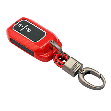 Keycare Premium Metal Alloy Key Case for Maruti Suzuki NEW SWIFT, BALENO, XL6 | Metal SUZ 4 | Red Keycare Premium Metal Alloy Key Case for Maruti Suzuki NEW SWIFT, BALENO, XL6 | Metal SUZ 4 | Red