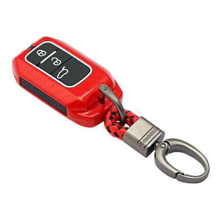 Keycare Premium Metal Alloy Key Case for Maruti Suzuki DZIRE 2018+, XL6 | Metal SUZ 5 | Red Keycare Premium Metal Alloy Key Case for Maruti Suzuki DZIRE 2018+, XL6 | Metal SUZ 5 | Red
