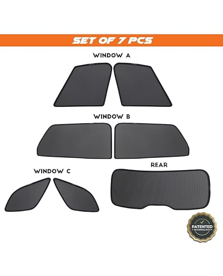 LASER SHADES- Magnetic Sun Shades Suitable for Endeavour 7 Pcs