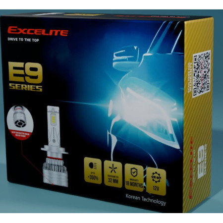 EXCELITE E9 LED H4/H19 6000K