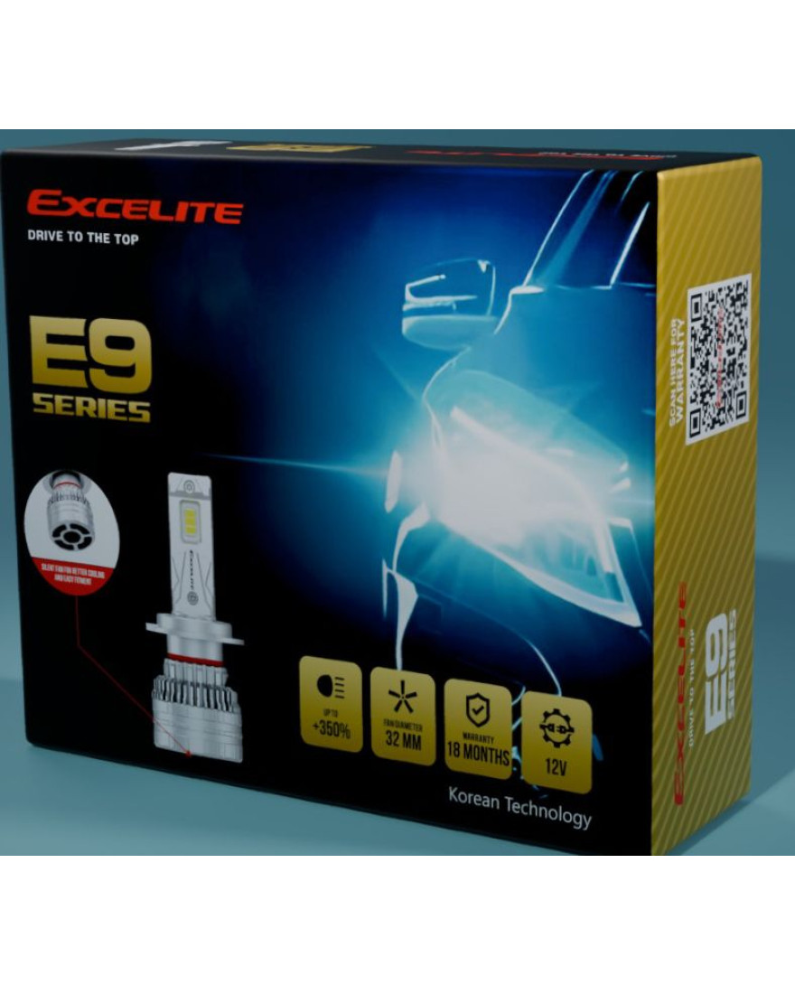 EXCELITE E9 LED H8 6000K