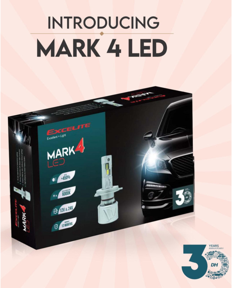 Excelite LED Lamp 6000K MARK 4 | Brightness Up to 450% | Wattage 300W