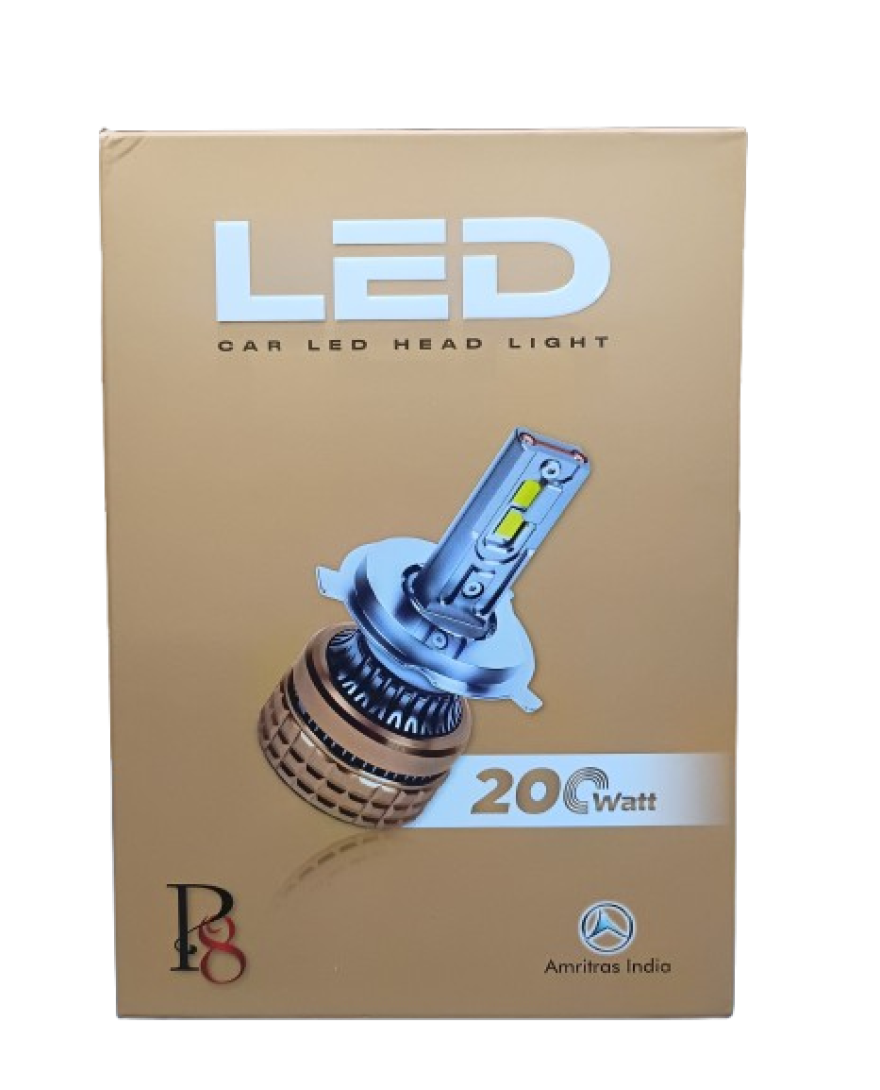 P8 N100 Dual Beam LED Headlight Bulbs | 100W x 2 | High Brightness Automotive Light Upgrade