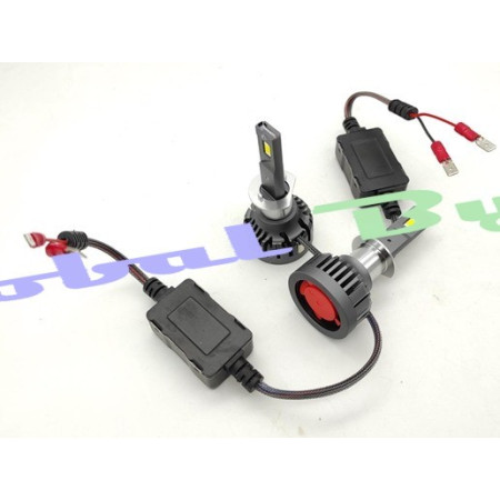 Global Byte High Power110W H3 LED Bulb Set of 2 | Premium Series High Voltage | LED/PRE55-H3