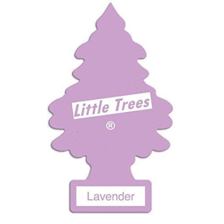 LITTLE TREES Hanging lavender Paper Car Air Rreshener | 10g