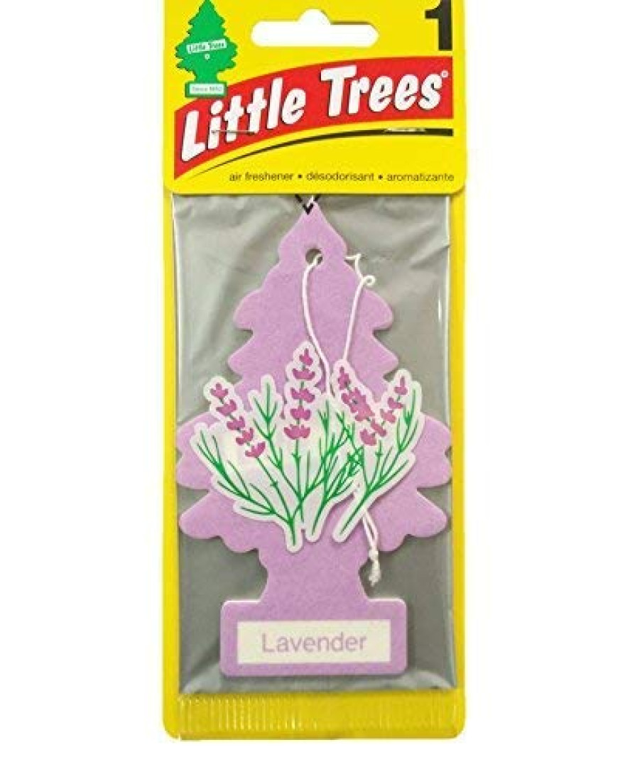 LITTLE TREES Hanging lavender Paper Car Air Rreshener | 10g