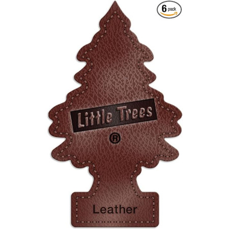 LITTLE TREES Hanging Leather Paper Car Air Freshener | 10g