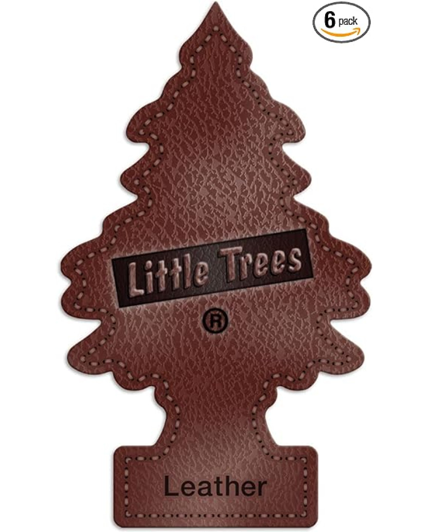 LITTLE TREES Hanging Leather Paper Car Air Freshener | 10g