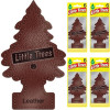 LITTLE TREES Hanging Leather Paper Car Air Freshener | 10g