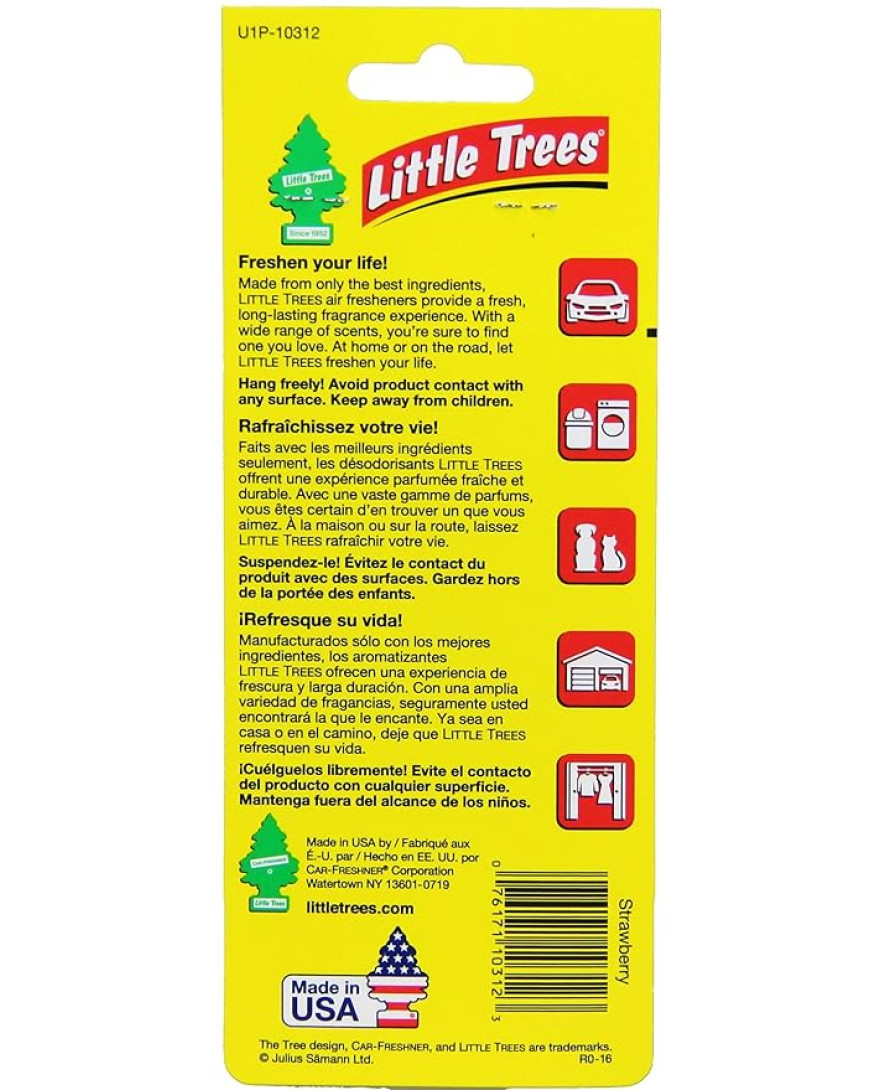 Little Trees  Strawberry Hanging  Car Air Freshener | 10g