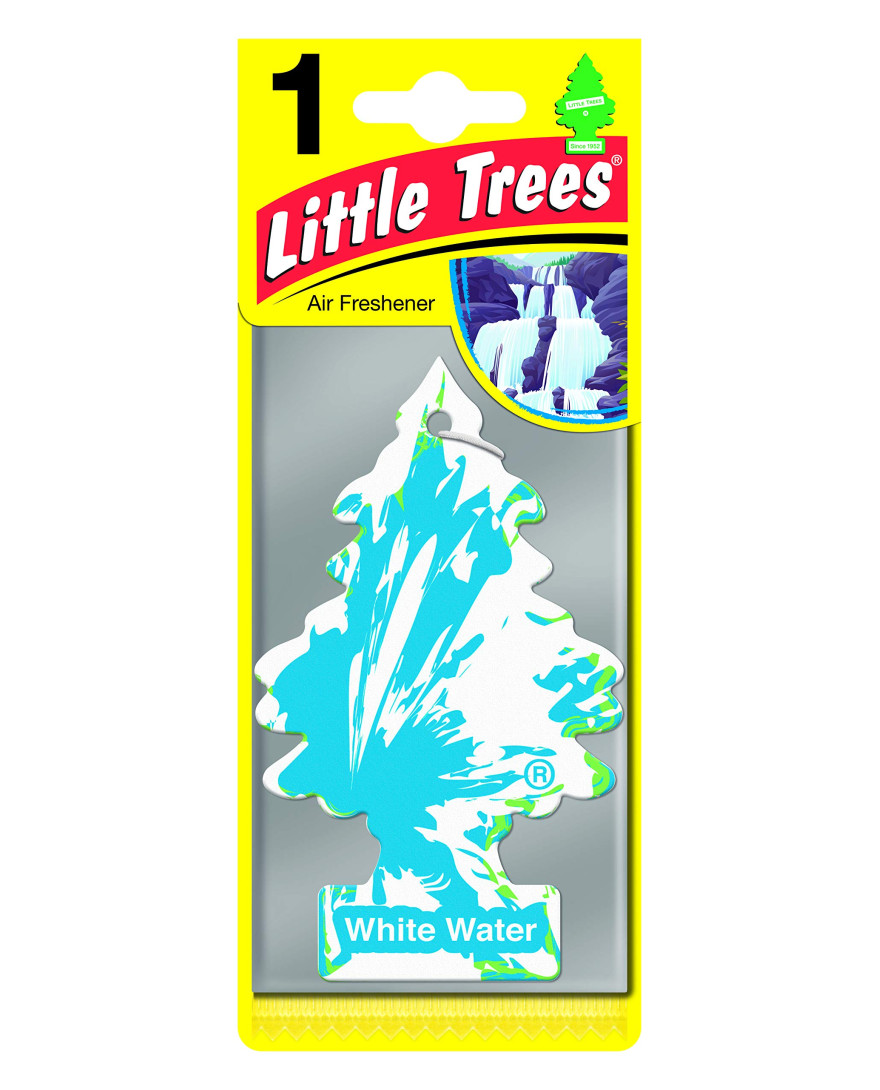 LITTLE TREES Hanging White Water Paper Car Air Rreshener | 10g