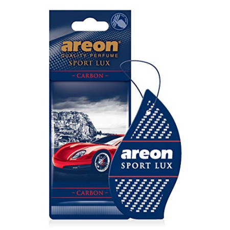 AREON Sport LUX Carbon Quality Perfume | Cologne Cardboard Car And Home Air Freshener | LX04