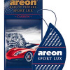 AREON Sport LUX Quality Perfume | Cologne Cardboard Car And Home Air Freshener, Carbon
