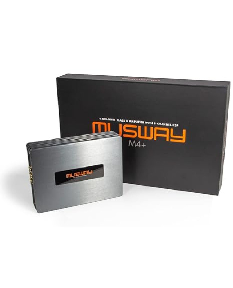 Musway M4+ 4 Channel DSP power amplifier | 540W RMS High Performance Amplifier