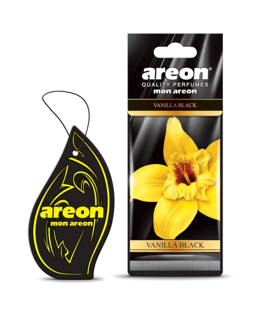 AREON CARD PERFUME MON AREON VANILLA BLACK | MA31