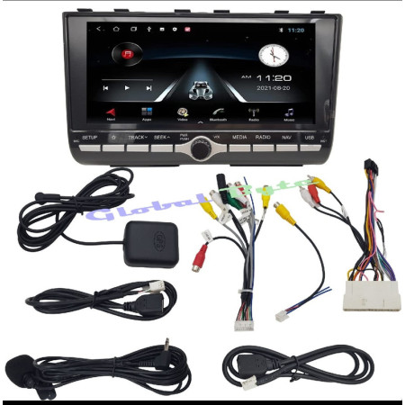 Global Byte 2GB/32GB with Carplay , DSP And Front Rear DVR Special for Hyundai Creta 2020+ UV Finish Framing | MCP-232/CRT-20