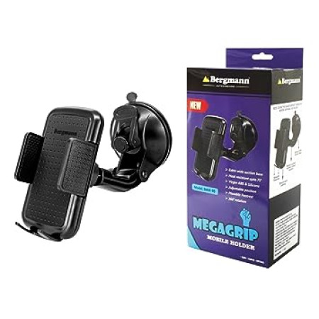 Bergmann MegaGrip Mobile Holder for Car Windshield And Dashboard