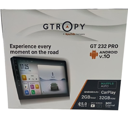 MapMyIndia G-Trophy Android Player 9inch 2GB RAM and 32GB ROM Mappls Auto with Android Auto and Apple CarPlay for all cars