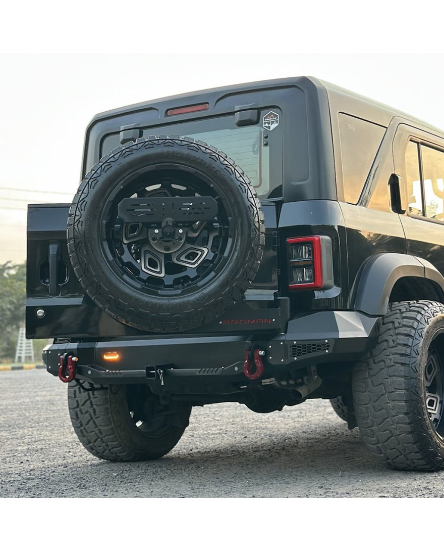 Bimbra Proman Metal Rear Bumper For Thar Roxx