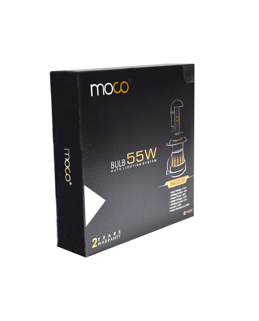 Moco BB 04s | 55W Can Bus HID Head Light High BEAM Bulb | 6400 lm | H4