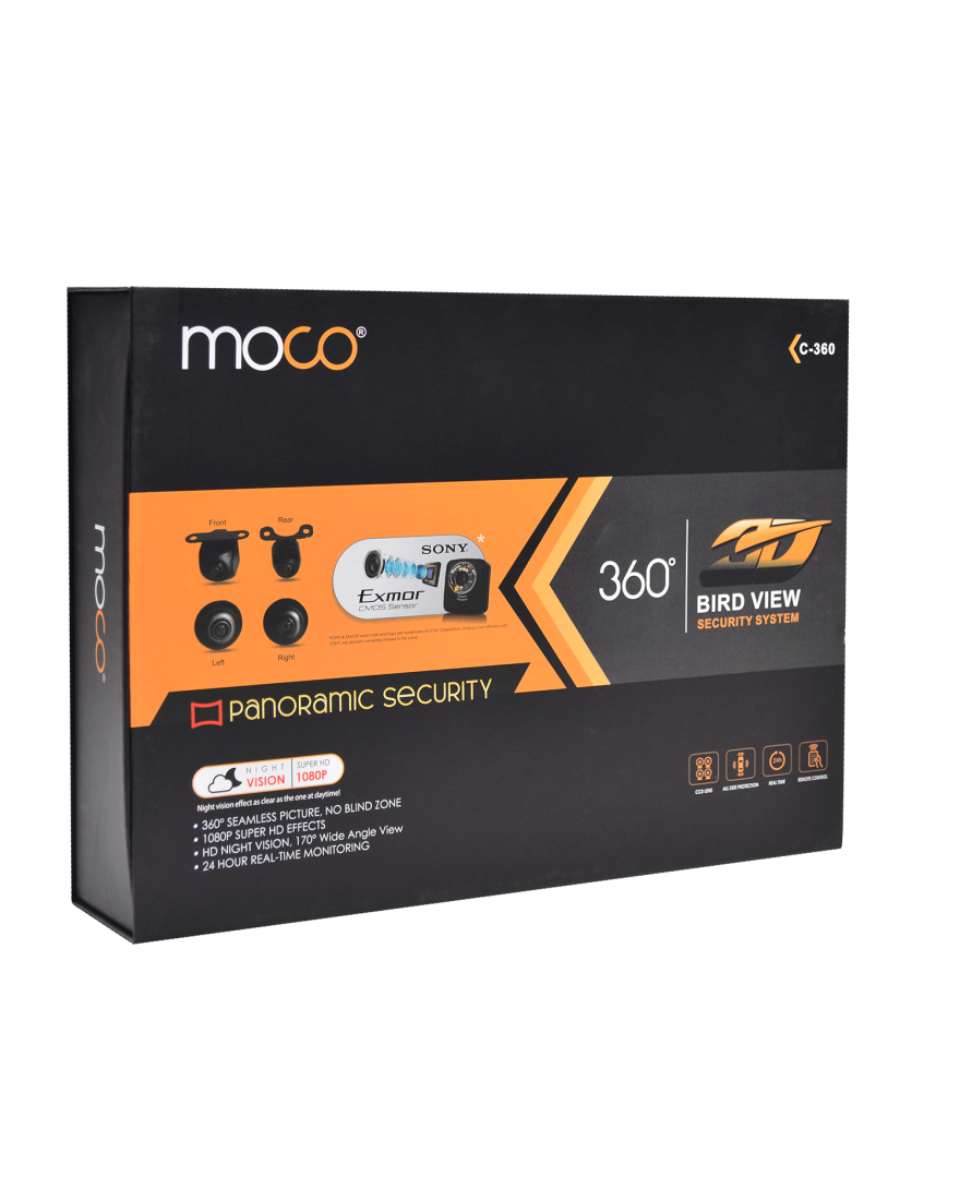 Moco C 360 | 3D Birdview 360 Degree Security System with DVR