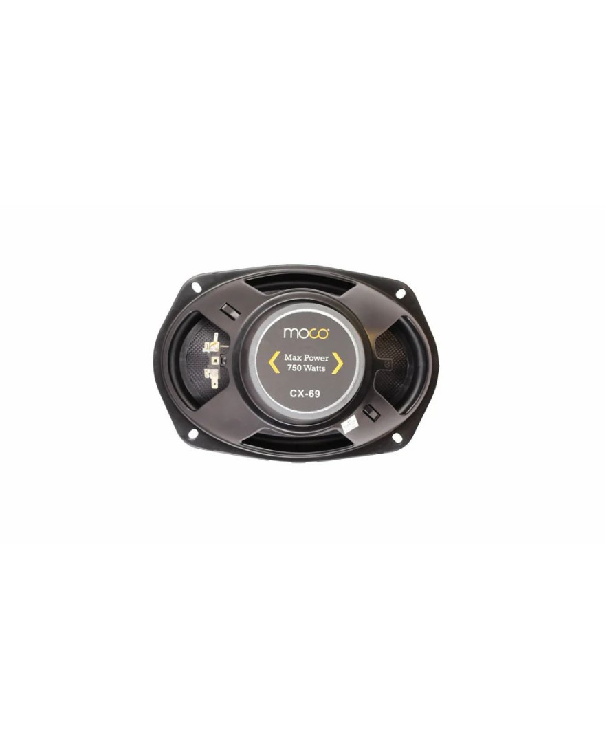 Moco 60W 6x9 inch Fiber Glass Black Coaxial Speaker, CX-69