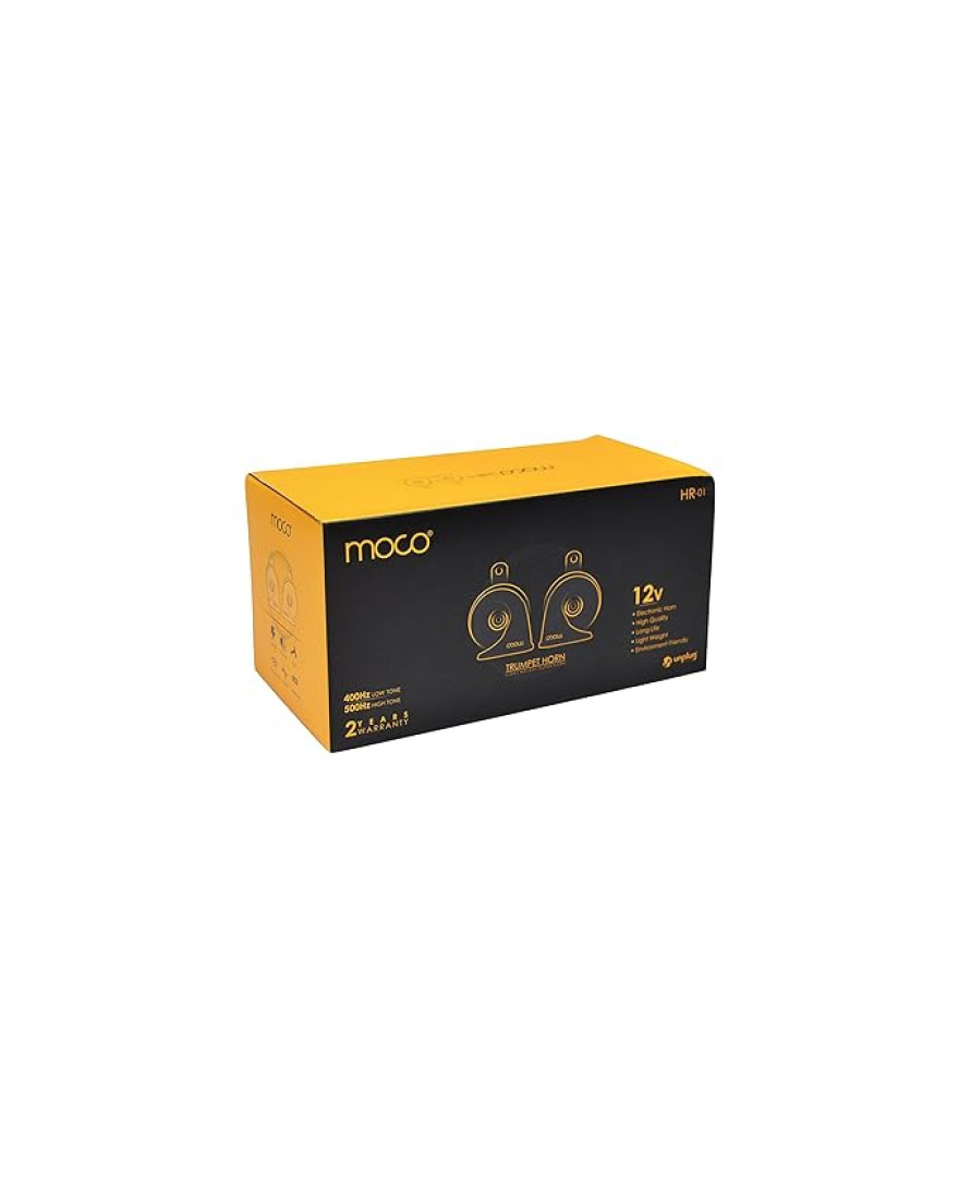 Moco HR 01 | 12V Light Weight Electronic Car Horn | Cable In box