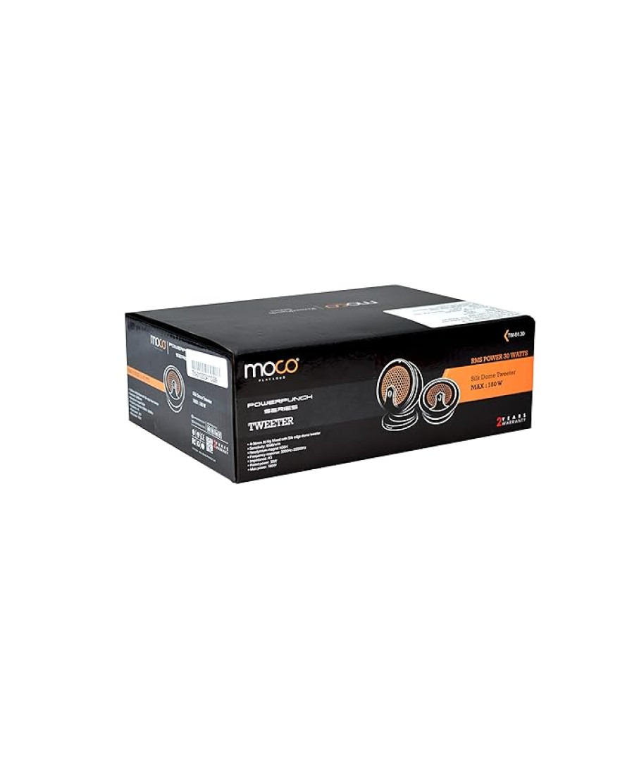moco - Power Punch Series | TW-01.30 | 36mm Silk Edge Dome Tweeters | Neo Dymium Magnet | RMS 30Watts