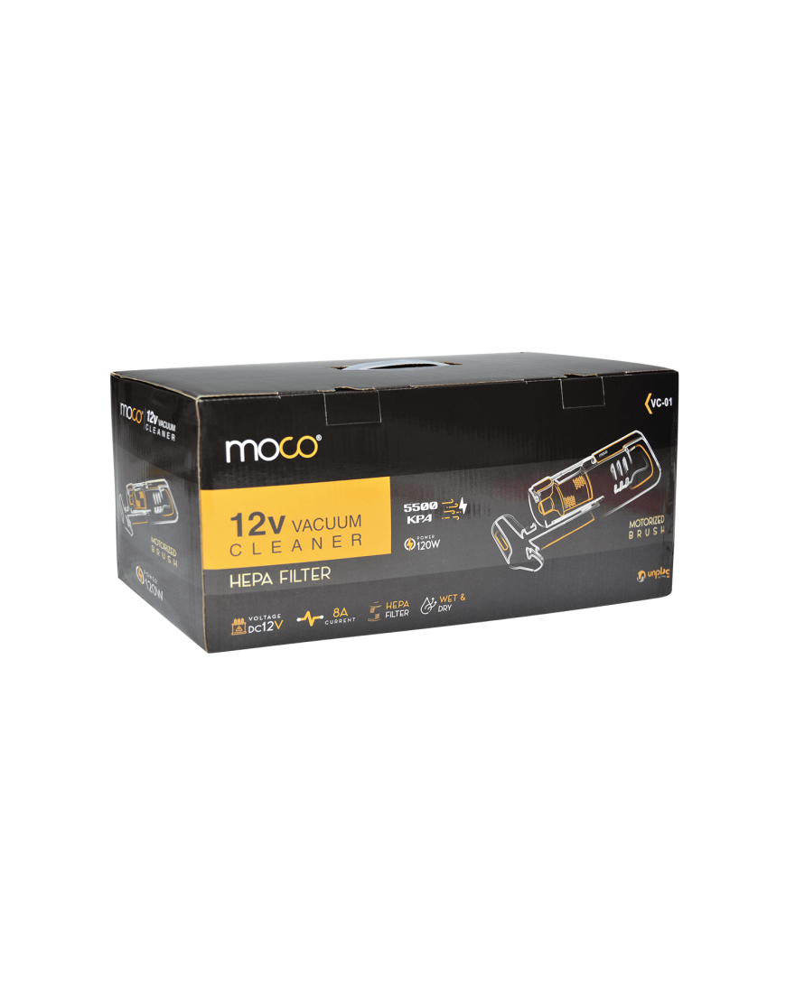 Moco Black VC 01 Car Vacuum Cleaner 120 W (12 V)
