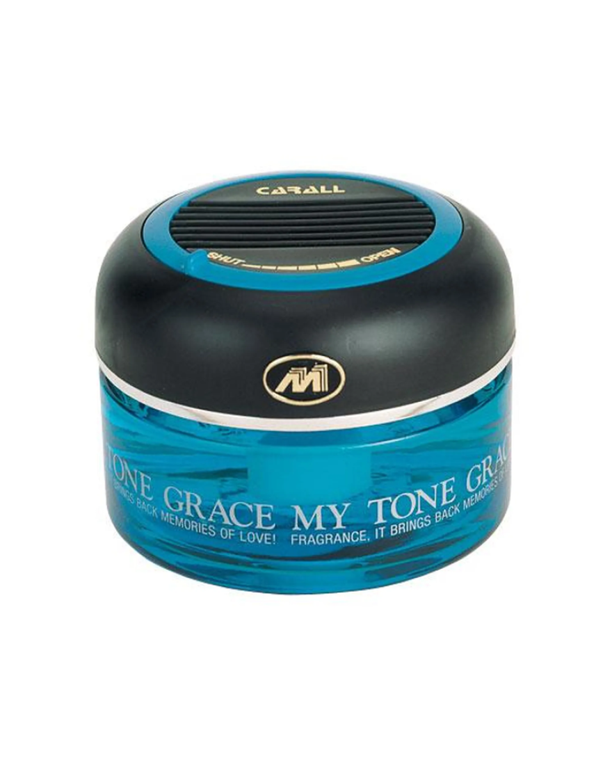 AF973B |Carall My Tone Grace Gel Car Air Freshener | Blue | 110ml | Made in Japan