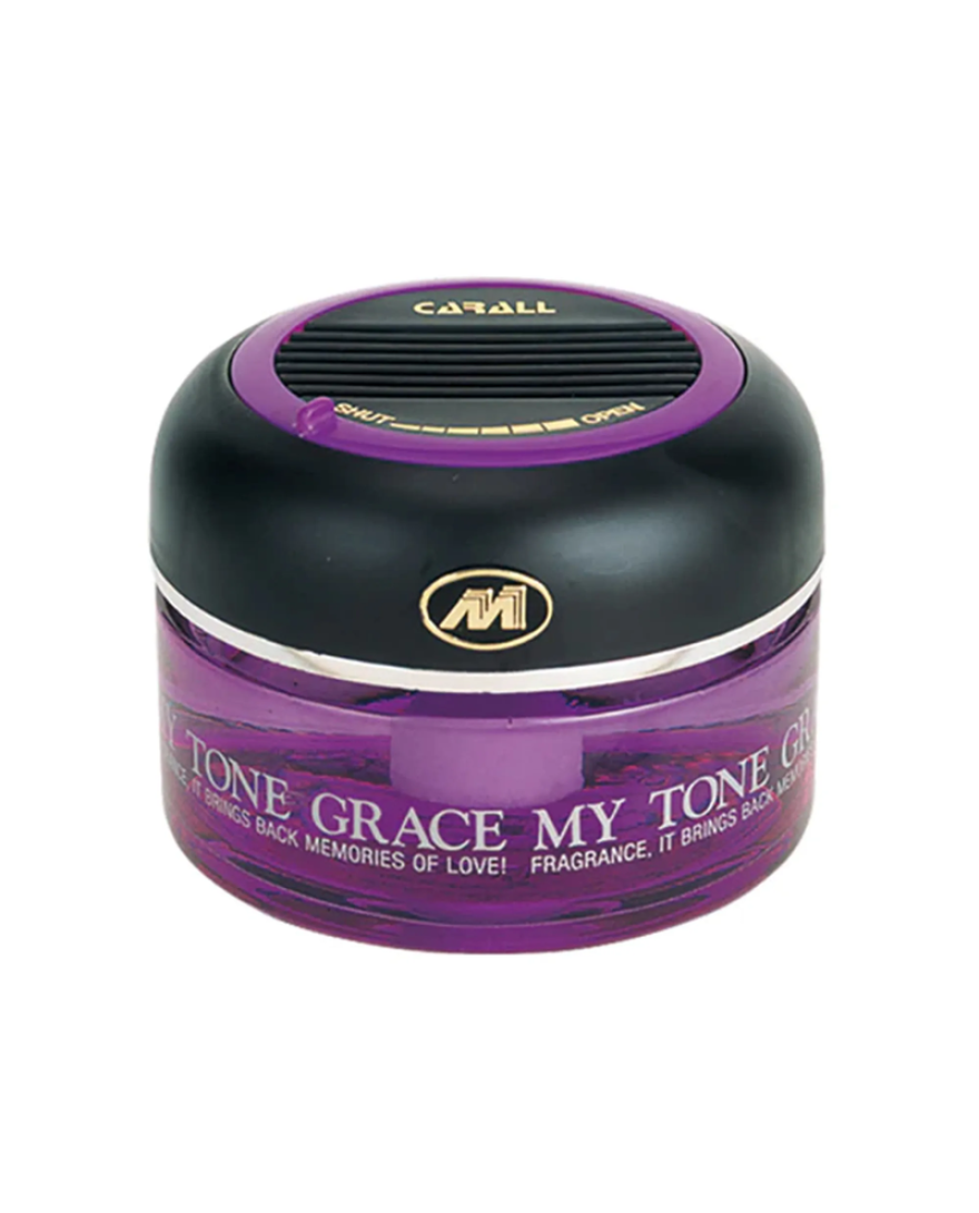 AF973 | My Tone Grace Gel Car Air Freshener | Purple | 110ml | Made in Japan