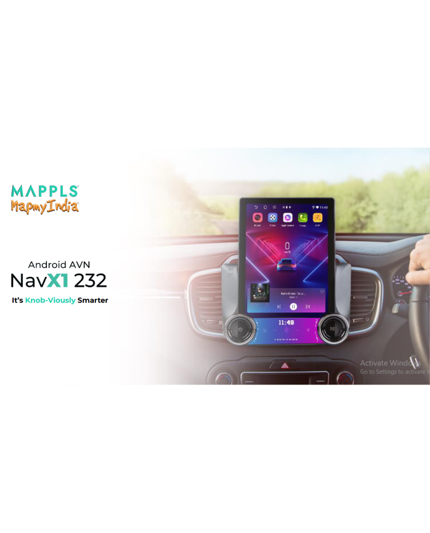 MMI Android AVN NAVX1 232 Screen Size11.8 | WITH ANDROID AUTO And CAR PLAY | RAM 2GB+Flash Memory 32GB