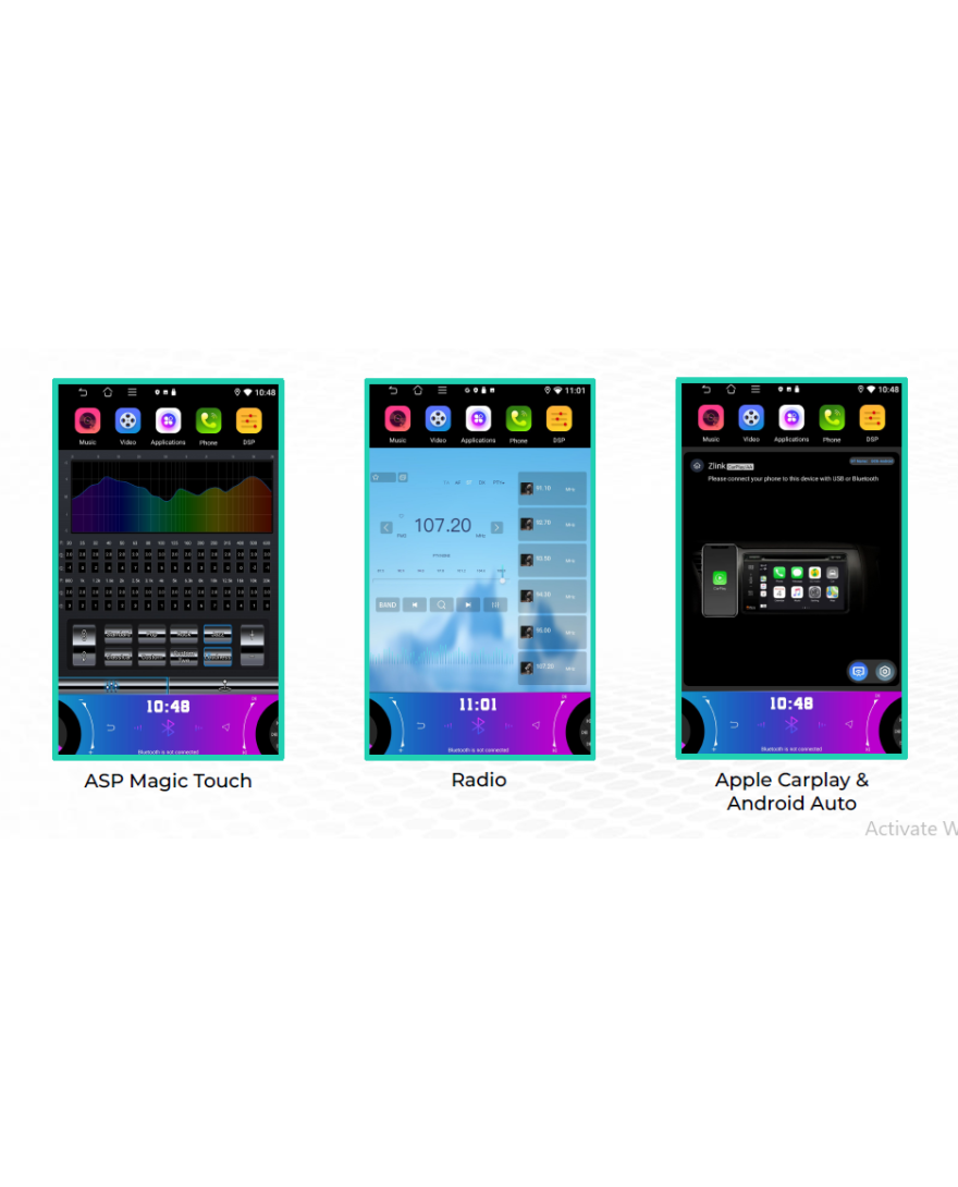 MMI Android AVN NAVX1 232 Screen Size11.8 | WITH ANDROID AUTO And CAR PLAY | RAM 2GB+Flash Memory 32GB