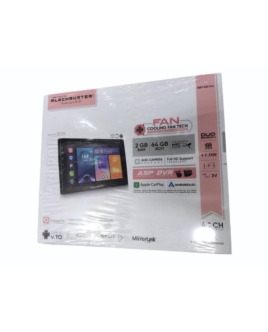 UNP BBT 205 PRO UNIVERSAL ANDROID PLAYER 10