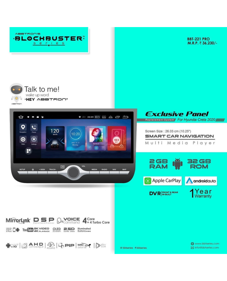 UNP BBT 221 PRO CRETA 2020 OE FIT PLAYER 10.25