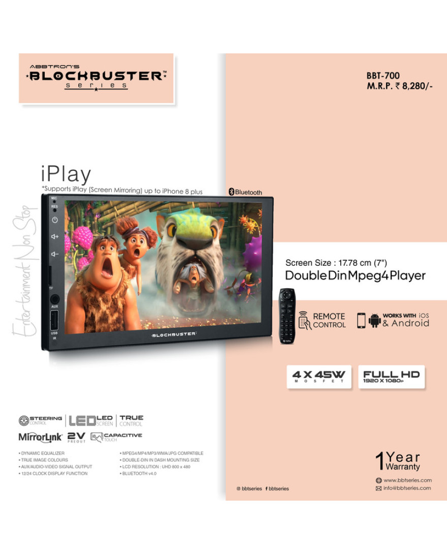 UNPLUG BBT-700 IPLAY 7