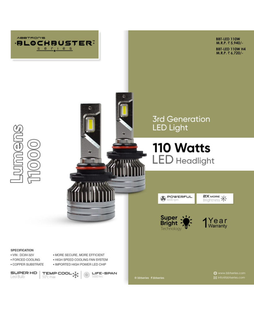 UNP BBT LED 110W 9005 (6000K)