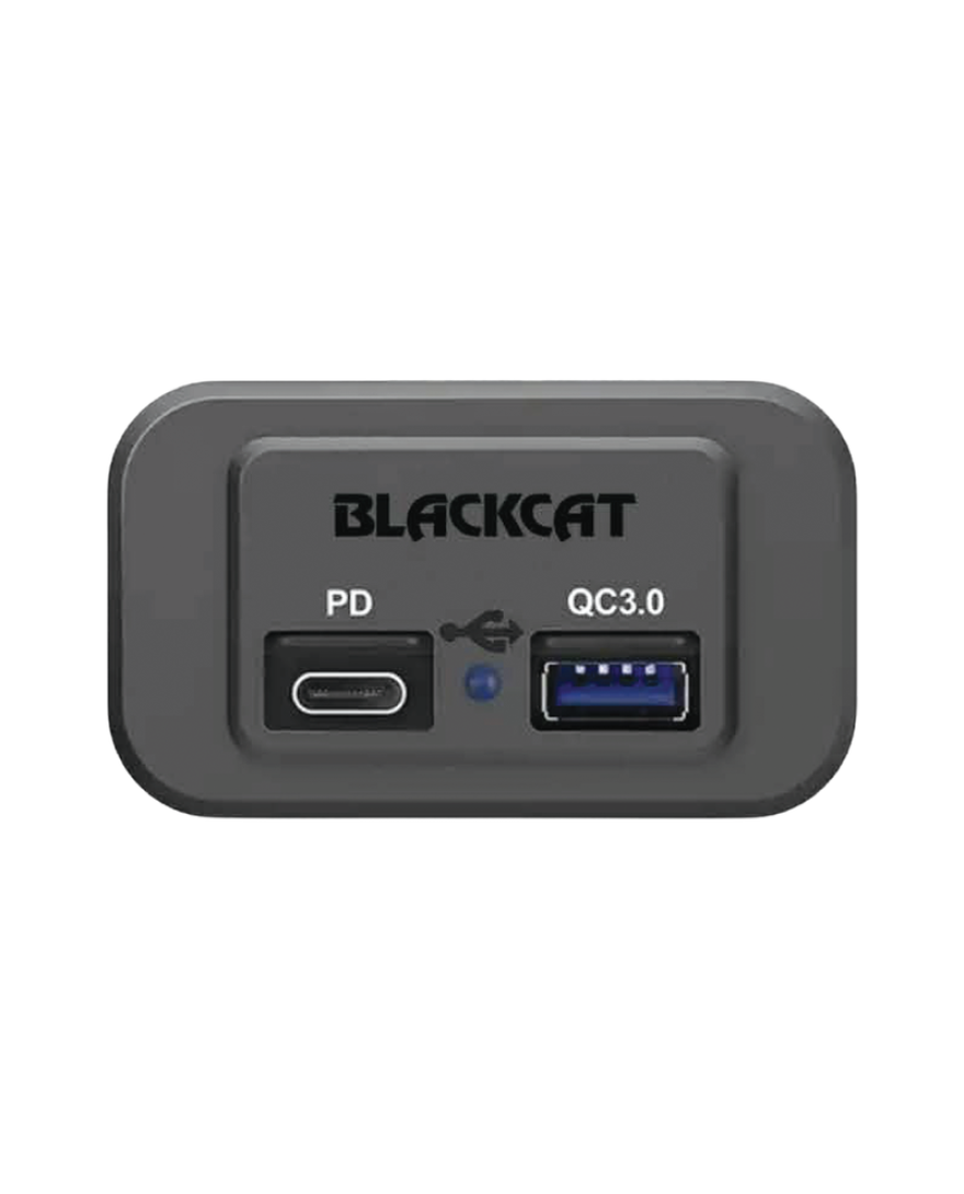 Blackcat Dual USB Fast Charger Waterproof & Dust-Proof