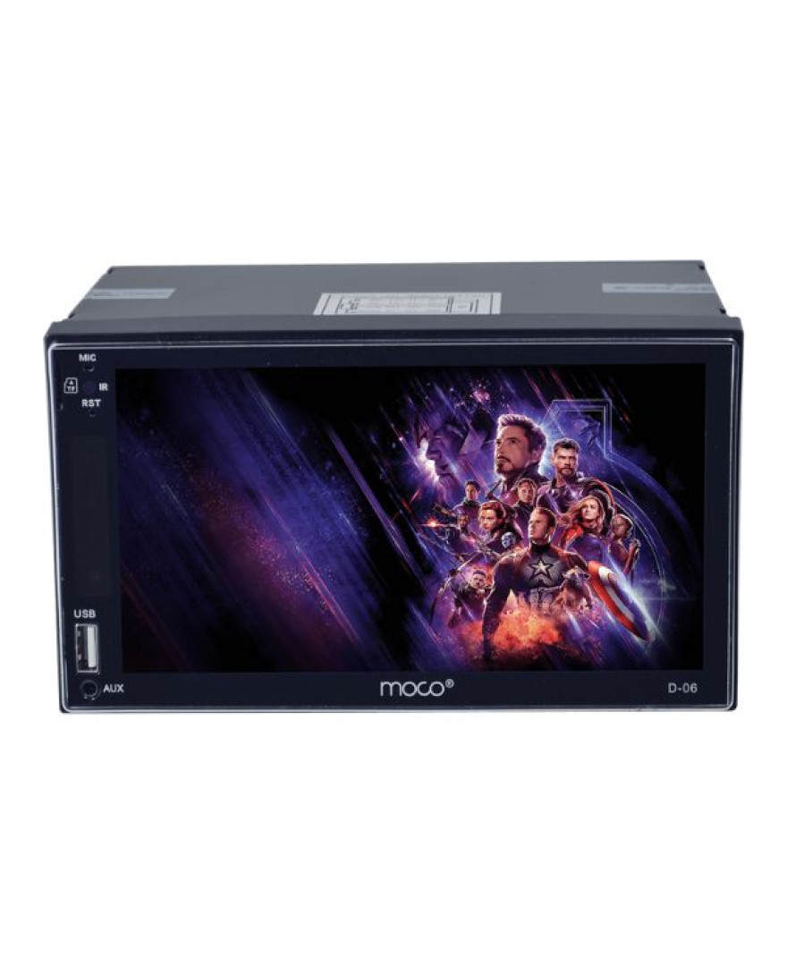 Moco Black Edition | D-05 | Double Din Multimedia Player | 45X x 4 MOSFET | IPS Display | Mirrorlink