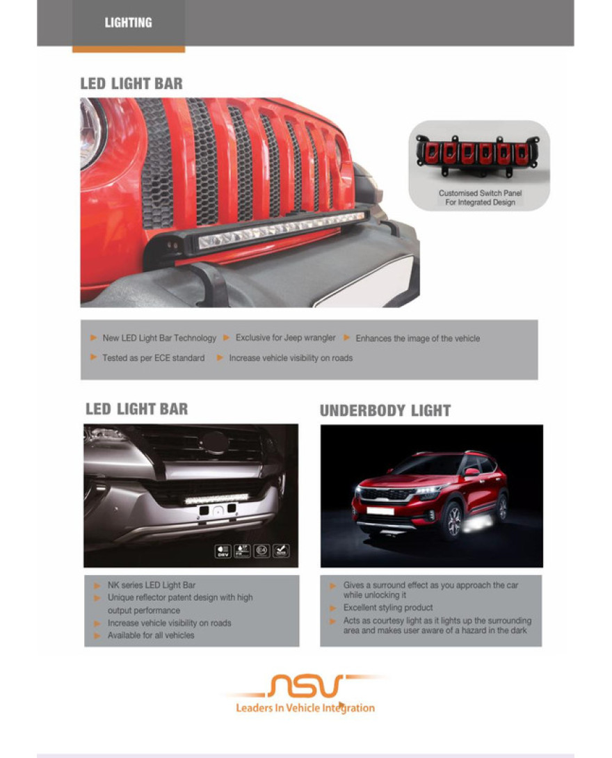 NSV LIGHT BAR 20