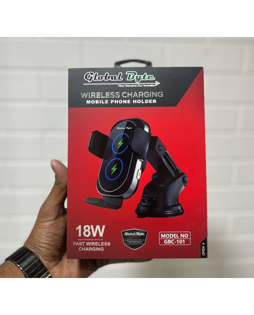 (GBC-101) MOBILE HOLDER WITH WIRELESS CHARGING