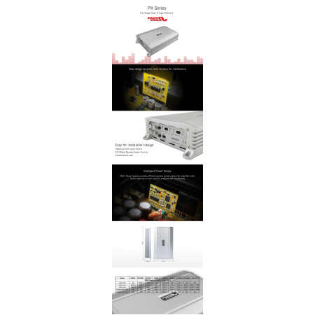 Sound Magus PK700.4 4 Channel Full Range Digital In Car Amplifier Sound Magus PK700.4 4 Channel Full Range Digital In Car Amplifier