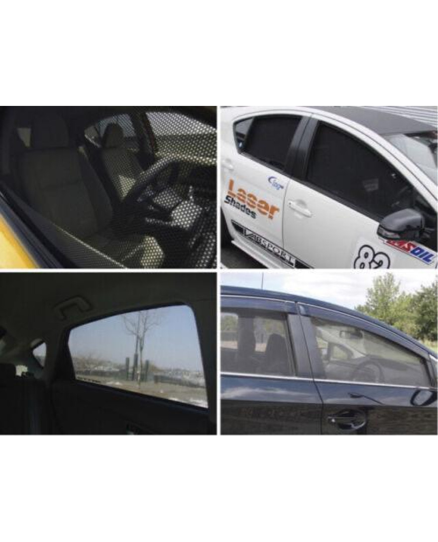LASER SHADES for TATA Nexon 2018 - Magnetic Sun Shades 4 Pcs