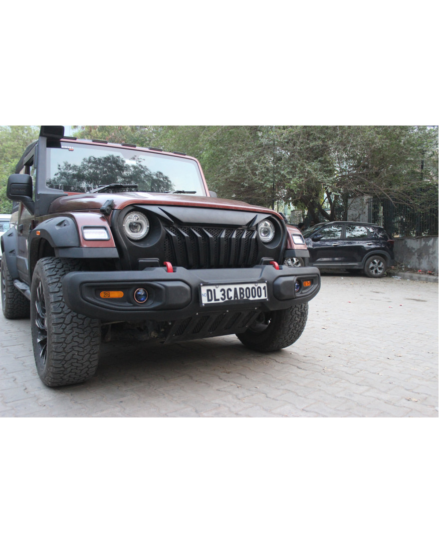 Bimbra 4x4 Front Nine Slot Grill For Mahindra Thar