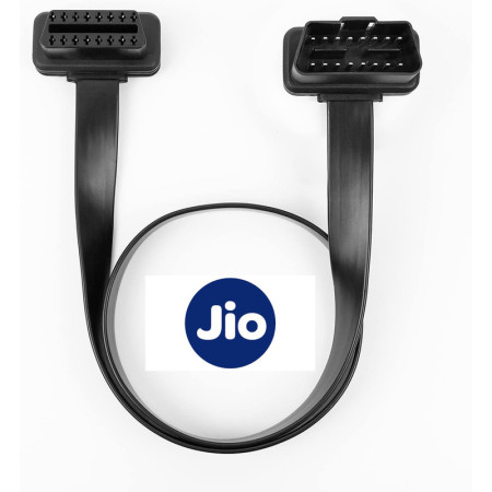 Jio OBD Tracker 16pin Connector Male to Female Extension Cable for all cars