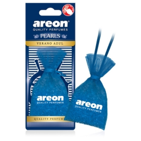 AREON Pearls Lux Verano Azul Car And Home Air Freshener I Quality Perfume | Seashore Freshness | APL01