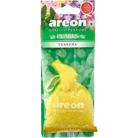 AREON Pearls Verbena  Car And Home Hanging Air Freshener I Quality Perfume | 25g | ABP06